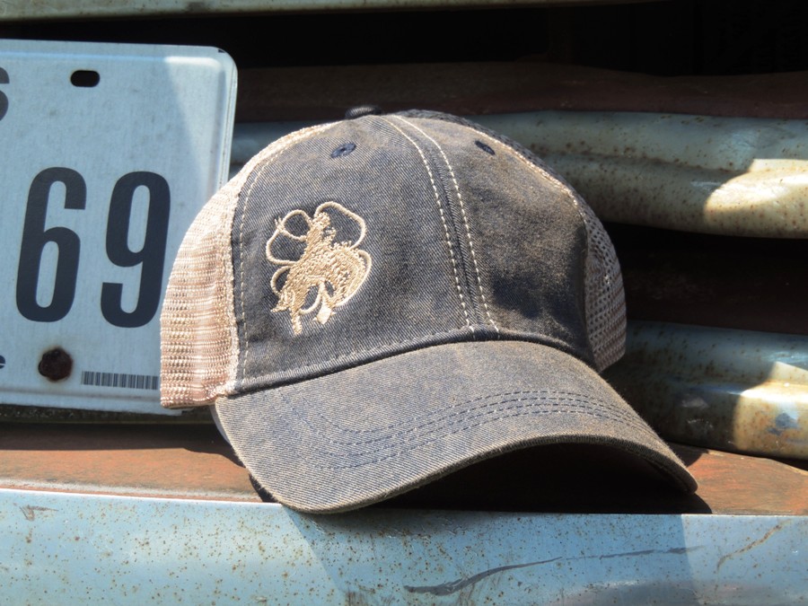 Denim Distressed Ladies Cap